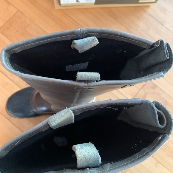 RARE! Gorgeous distressed Sorel leather riding boots. Waterproof. 7.5 - Picture 12 of 15